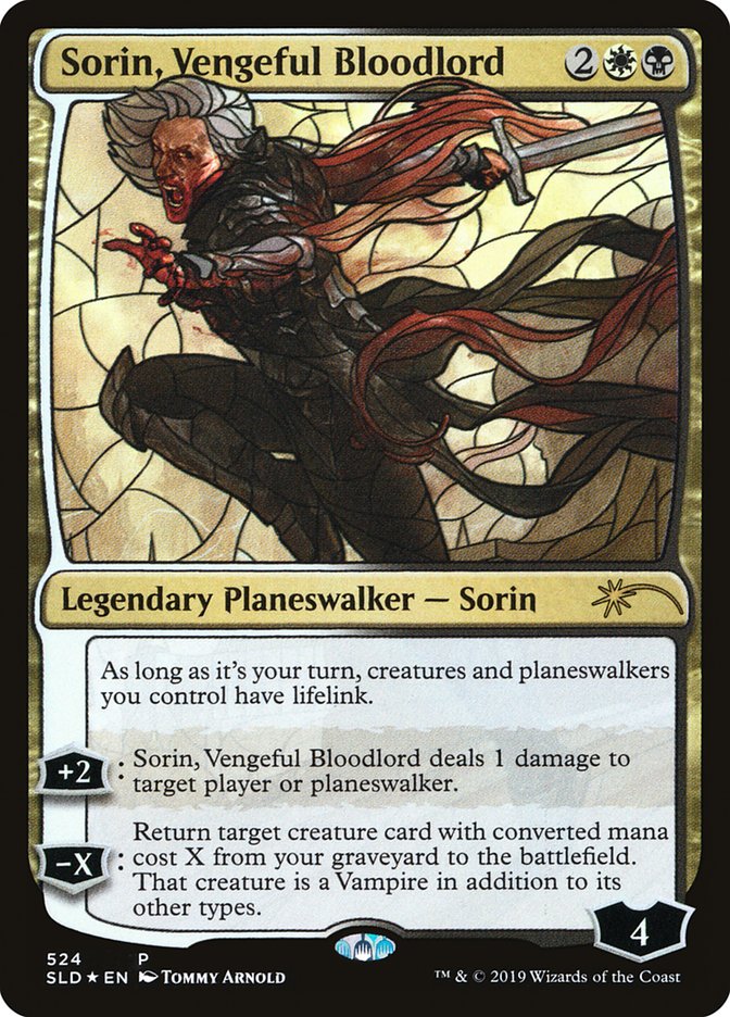 Sorin, Vengeful Bloodlord (Stained Glass) [Secret Lair Drop Promos] - Destination Retro