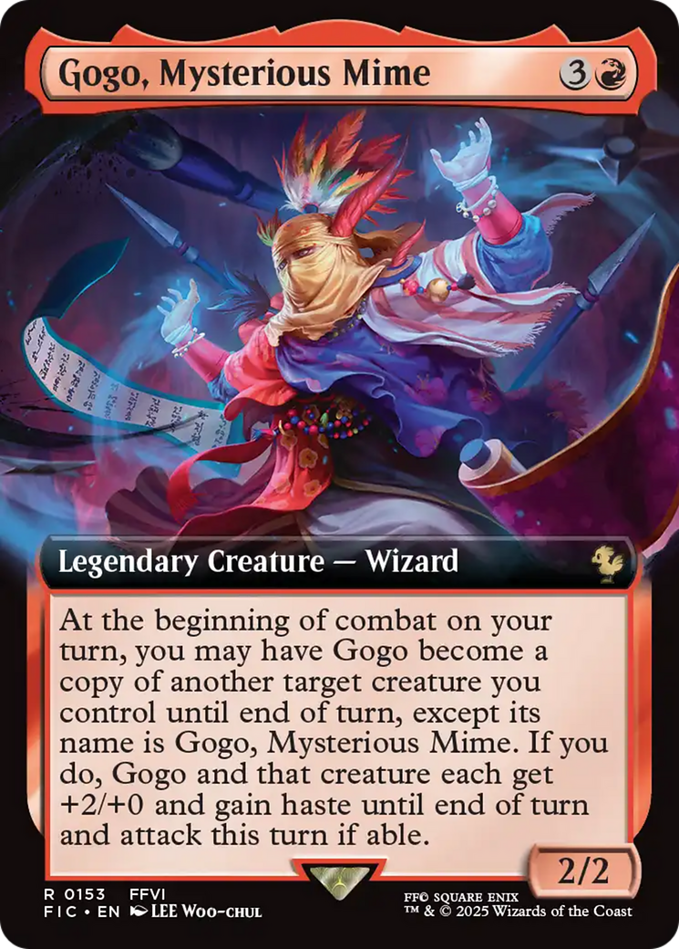 Gogo, Mysterious Mime (Extended Art) [FINAL FANTASY Commander] - Destination Retro
