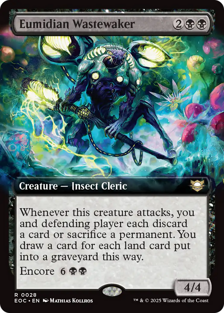 Eumidian Wastewaker (Extended Art) [Edge of Eternities Commander] - Destination Retro