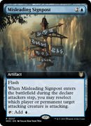 Misleading Signpost (Extended Art) [Wilds of Eldraine Commander] - Destination Retro