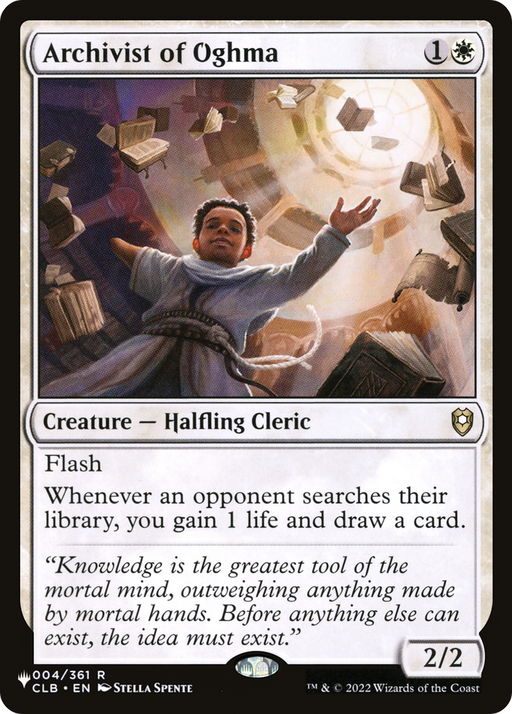 Archivist of Oghma [The List] - Destination Retro