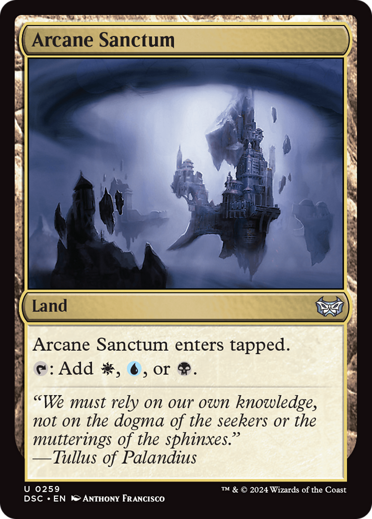 Arcane Sanctum [Duskmourn: House of Horror Commander] - Destination Retro