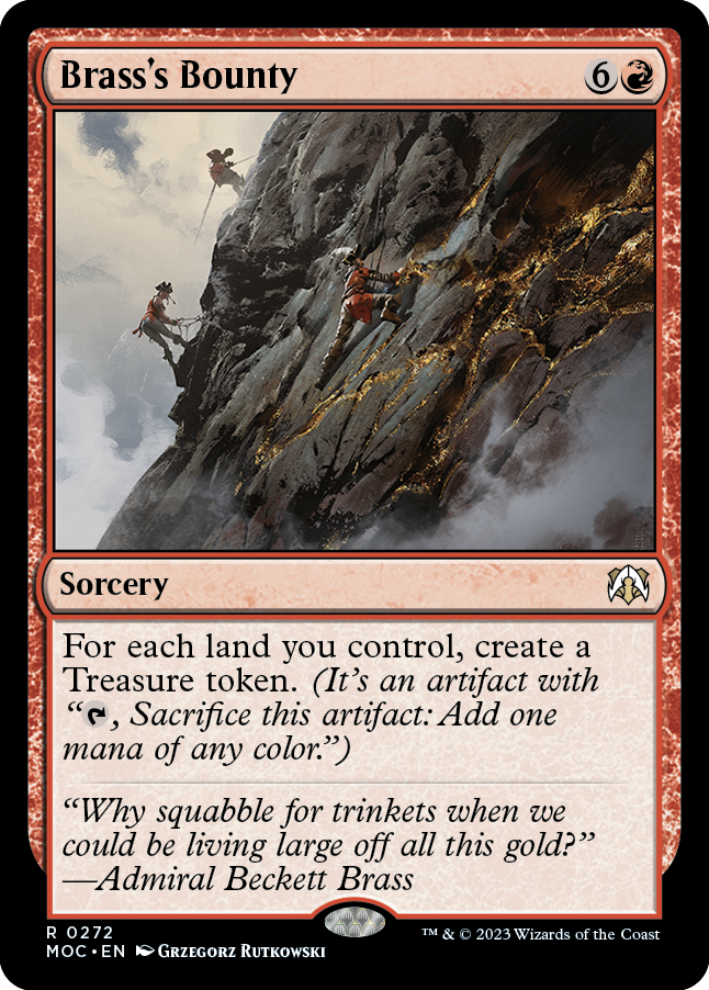 Brass's Bounty [March of the Machine Commander] - Destination Retro