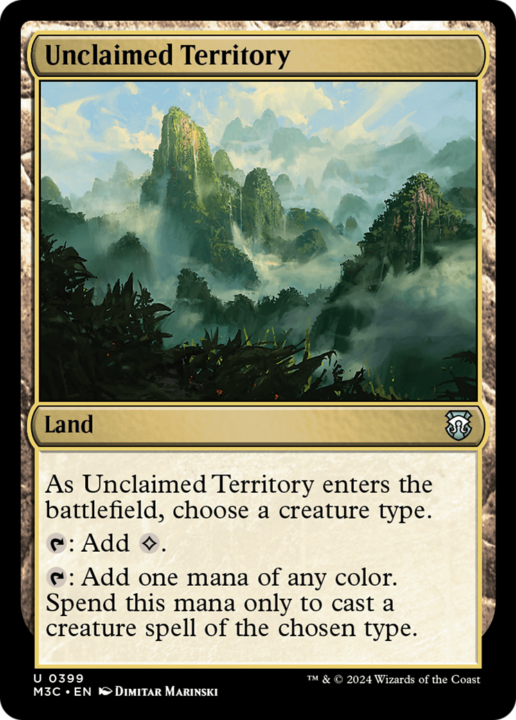 Unclaimed Territory (Ripple Foil) [Modern Horizons 3 Commander] - Destination Retro