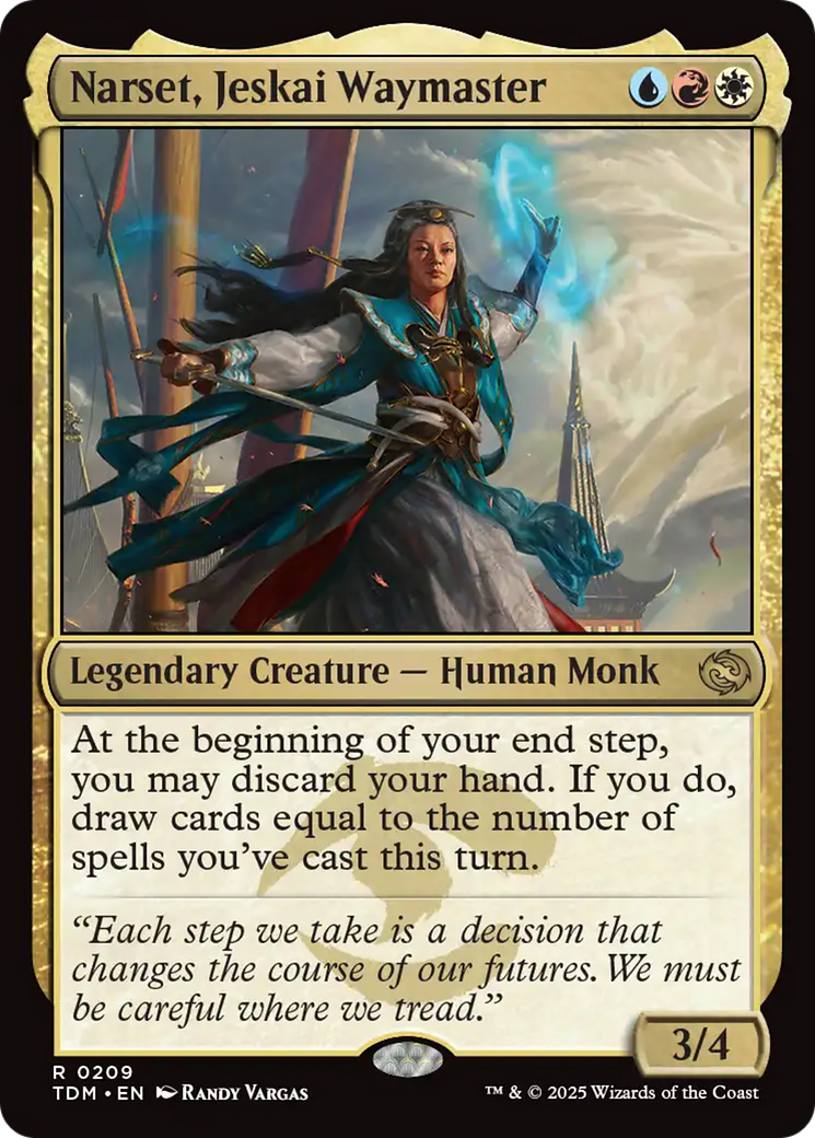 Narset, Jeskai Waymaster [Tarkir: Dragonstorm] - Destination Retro