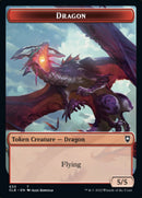 Gold // Dragon Double-Sided Token [Commander Legends: Battle for Baldur's Gate Tokens] - Destination Retro