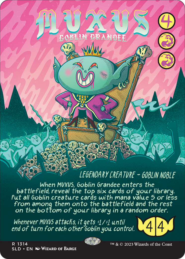 Muxus, Goblin Grandee (Rainbow Foil) [Secret Lair Drop Series] - Destination Retro