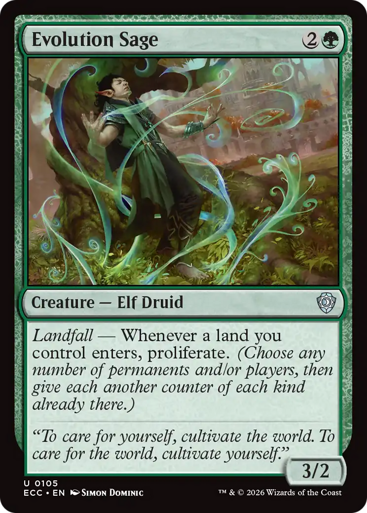 Evolution Sage [Lorwyn Eclipsed Commander] - Destination Retro