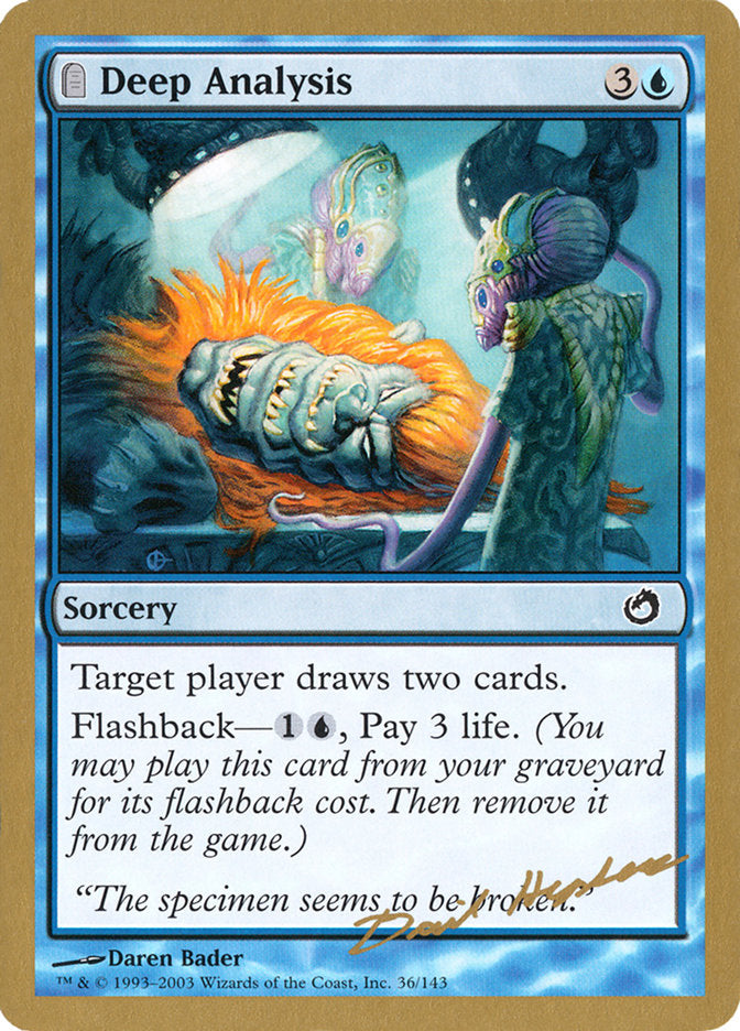 Deep Analysis (Dave Humpherys) [World Championship Decks 2003] - Destination Retro