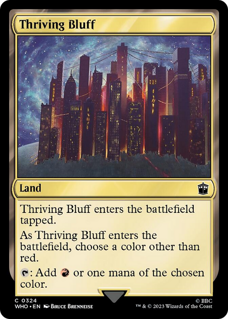 Thriving Bluff [Doctor Who] - Destination Retro