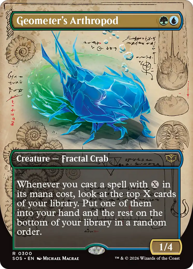 Geometer's Arthropod (Borderless) [Secrets of Strixhaven] - Destination Retro