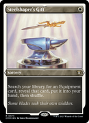 Steelshaper's Gift (Foil Etched) [Commander Masters] - Destination Retro