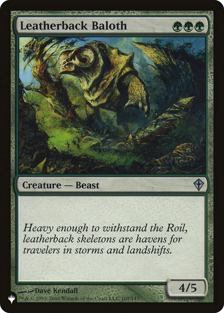Leatherback Baloth [The List] - Destination Retro