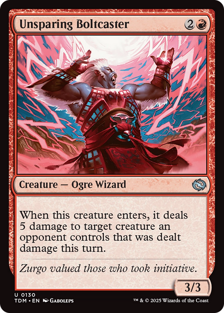 Unsparing Boltcaster [Tarkir: Dragonstorm] - Destination Retro