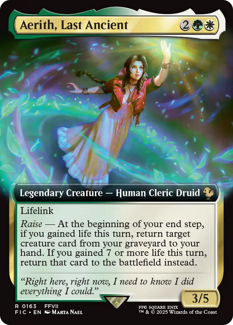 Aerith, Last Ancient (Extended Art) [FINAL FANTASY Commander] - Destination Retro