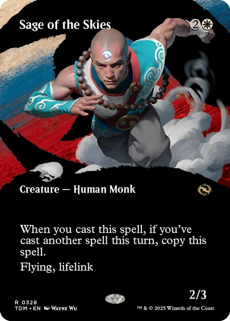 Sage of the Skies (Borderless) [Tarkir: Dragonstorm] - Destination Retro