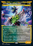 Satsuki, the Living Lore (Showcase Soft Glow) [Kamigawa: Neon Dynasty] - Destination Retro