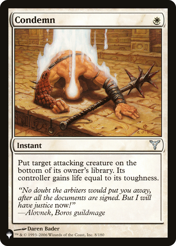 Condemn [The List] - Destination Retro