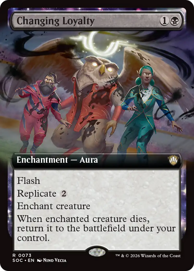 Changing Loyalty (Extended Art) [Secrets of Strixhaven Commander] - Destination Retro