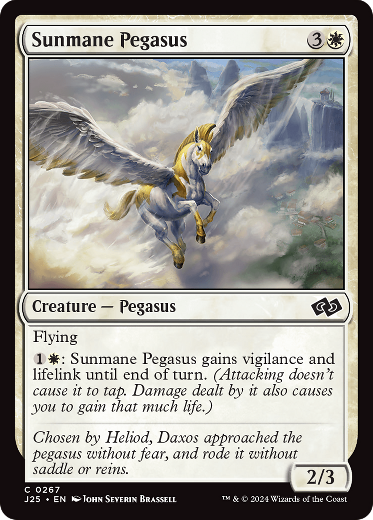 Sunmane Pegasus [Foundations Jumpstart] - Destination Retro