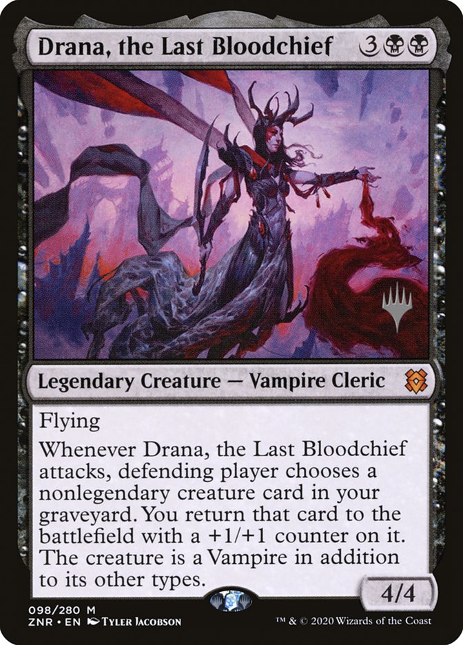 Drana, the Last Bloodchief (Promo Pack) [Zendikar Rising Promos] - Destination Retro