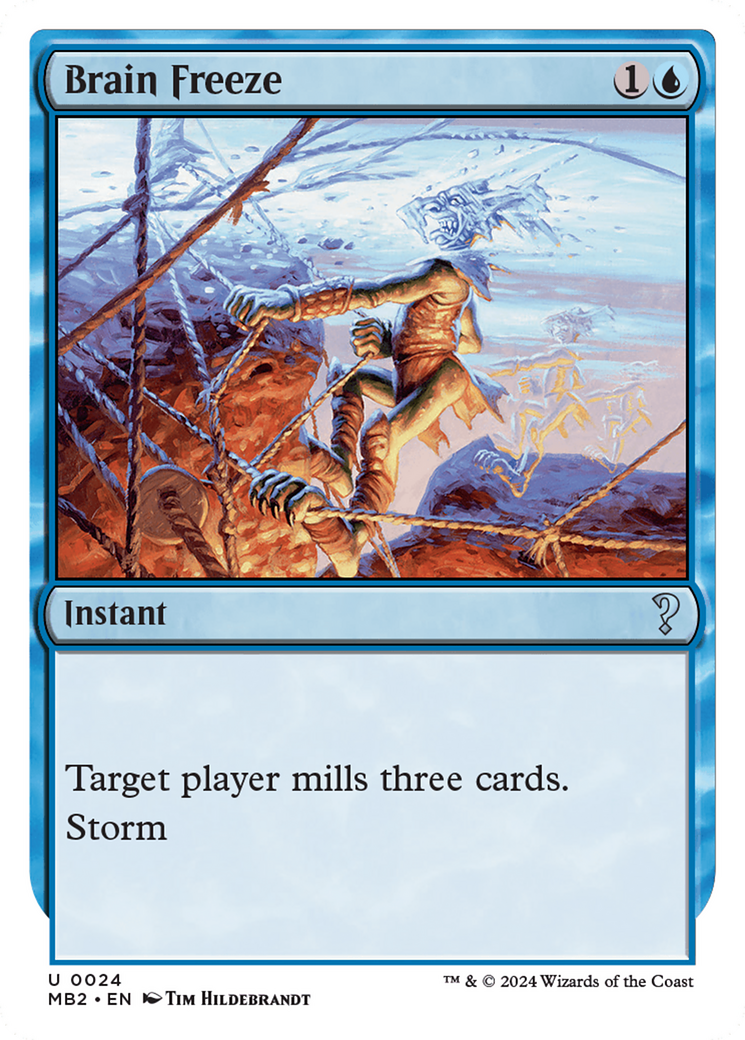 Brain Freeze (White Border) [Mystery Booster 2] - Destination Retro