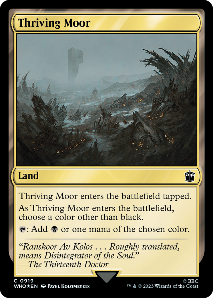 Thriving Moor (Surge Foil) [Doctor Who] - Destination Retro