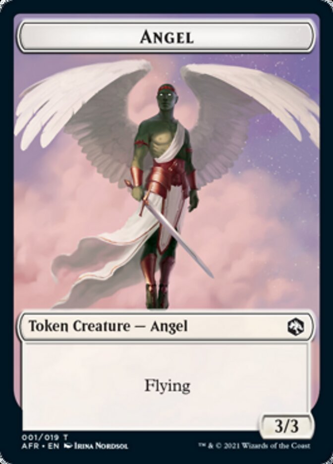 Treasure // Angel Double-Sided Token [Dungeons & Dragons: Adventures in the Forgotten Realms Tokens] - Destination Retro