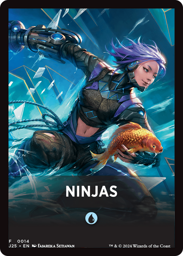 Ninjas Theme Card [Foundations Jumpstart Front Cards] - Destination Retro