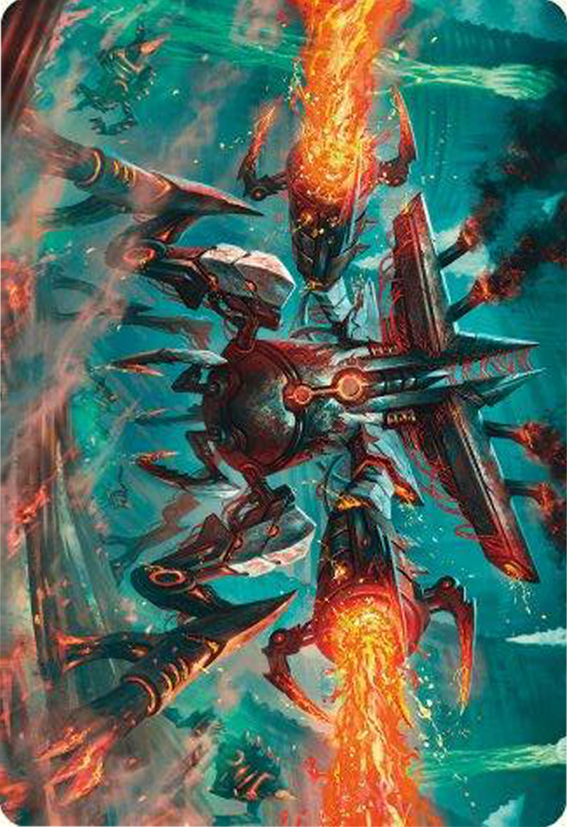 Exterminator Magmarch Art Card [Modern Horizons 3 Art Series] - Destination Retro