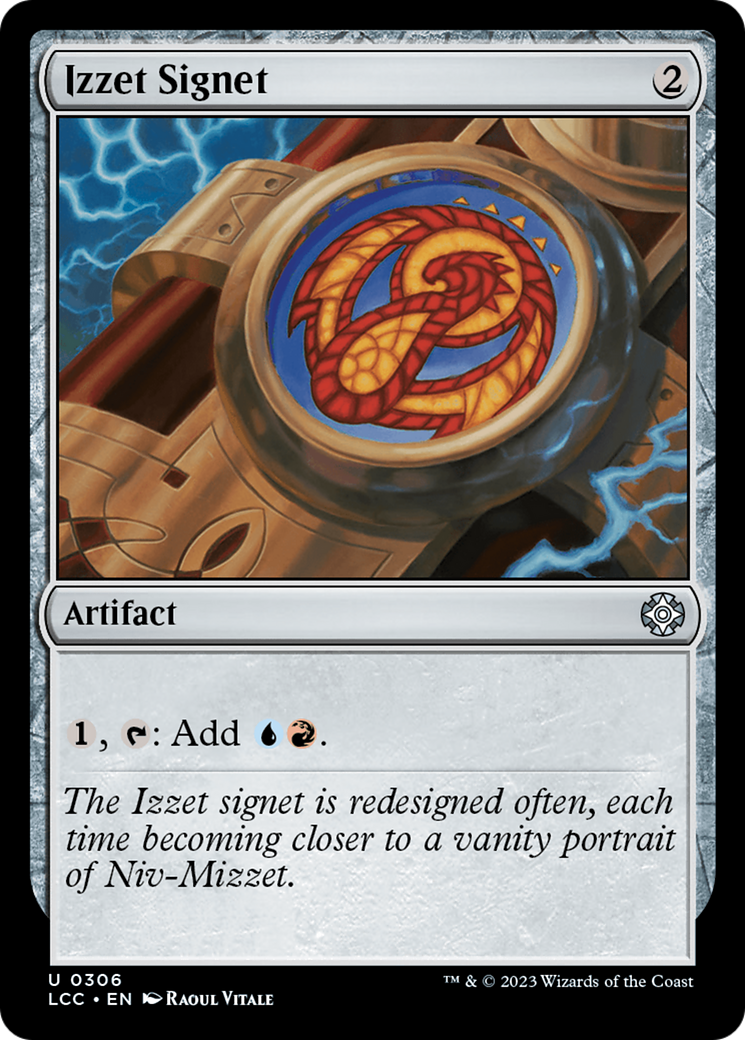 Izzet Signet [The Lost Caverns of Ixalan Commander] - Destination Retro