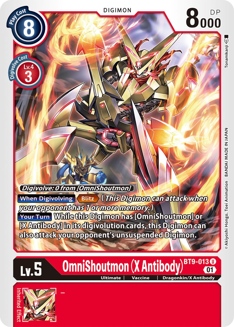 OmniShoutmon (X Antibody) [BT9-013] [X Record] - Destination Retro