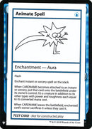 Animate Spell [Mystery Booster Playtest Cards] - Destination Retro