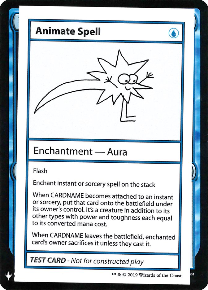Animate Spell [Mystery Booster Playtest Cards] - Destination Retro