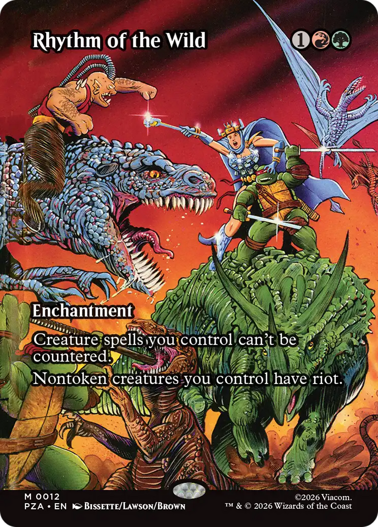 Rhythm of the Wild (Borderless) [Teenage Mutant Ninja Turtles Eternal-Legal] - Destination Retro