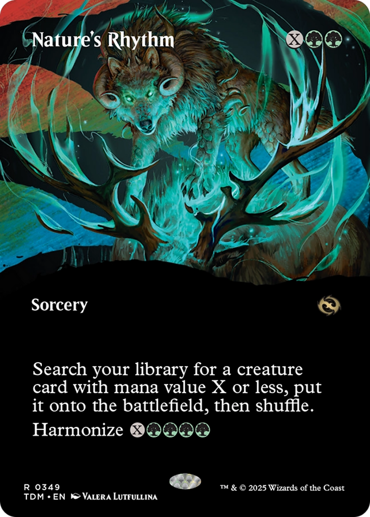 Nature's Rhythm (Borderless) [Tarkir: Dragonstorm] - Destination Retro