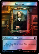 Soldier // Treasure (0060) Double-Sided Token (Surge Foil) [Doctor Who Tokens] - Destination Retro