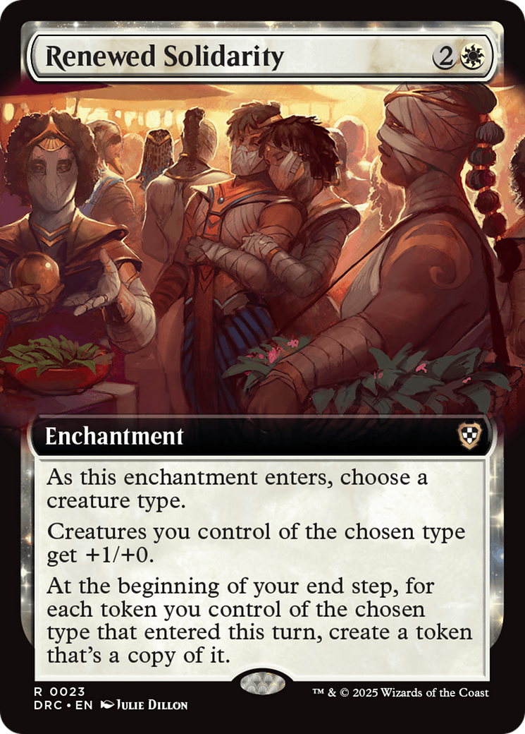 Renewed Solidarity (Extended Art) [Aetherdrift Commander] - Destination Retro