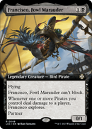 Francisco, Fowl Marauder (Extended Art) [The Lost Caverns of Ixalan Commander] - Destination Retro