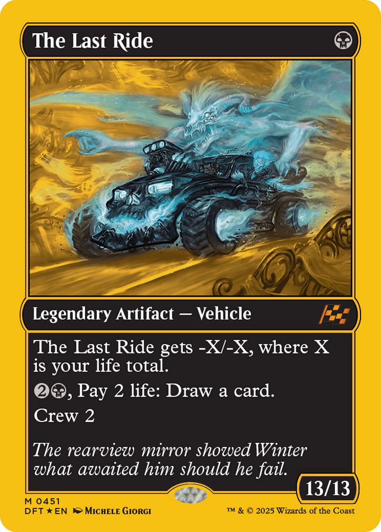 The Last Ride (First-Place Foil) [Aetherdrift] - Destination Retro