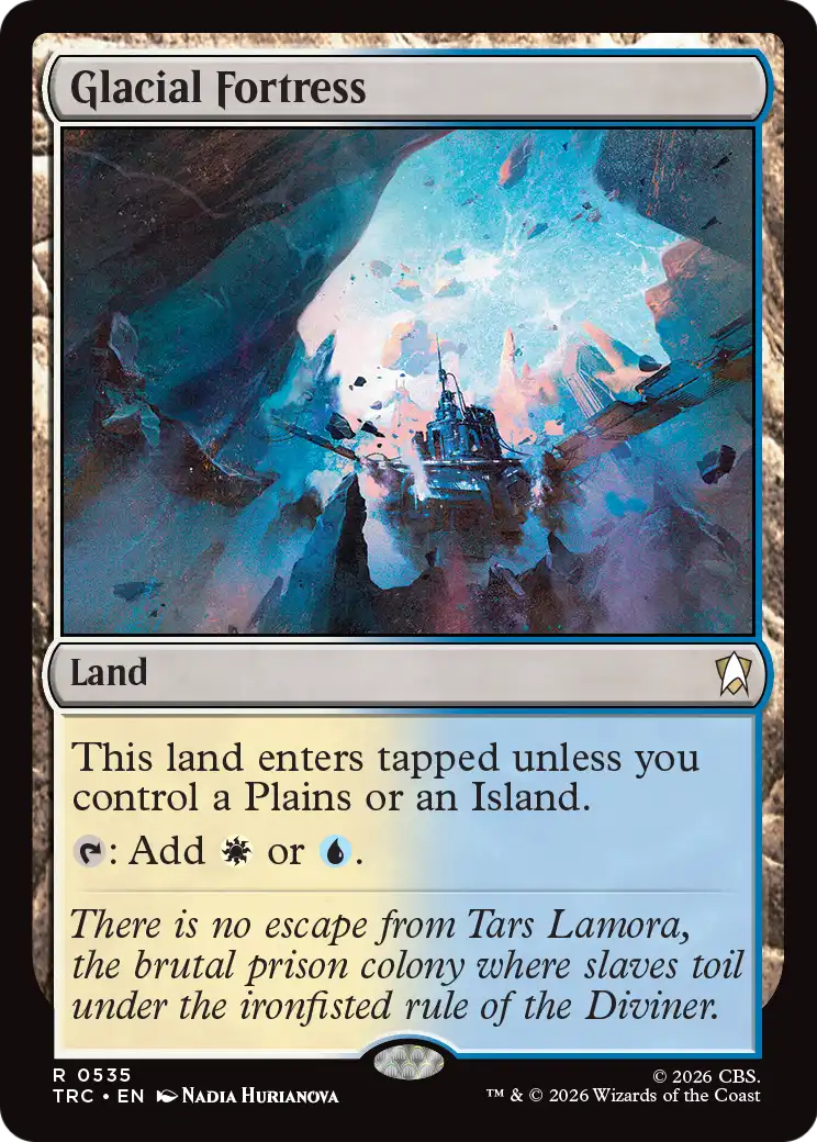 Glacial Fortress (Surge Foil) [Star Trek Commander] - Destination Retro