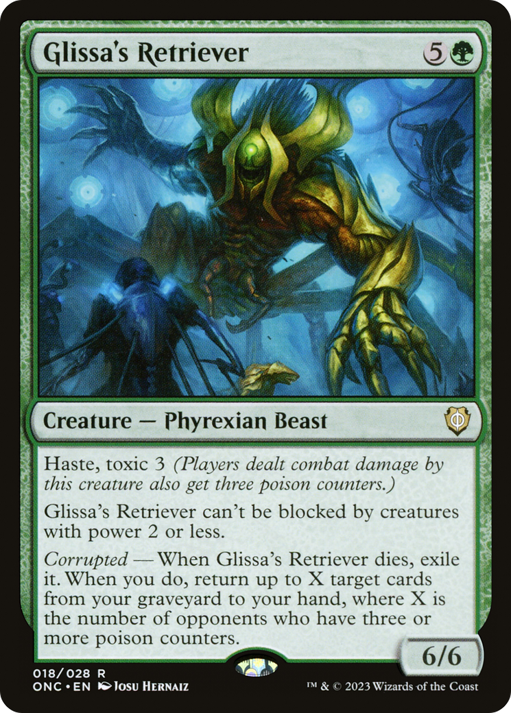 Glissa's Retriever [Phyrexia: All Will Be One Commander] - Destination Retro