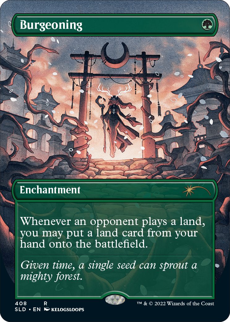 Burgeoning (Borderless) [Secret Lair Drop Series] - Destination Retro