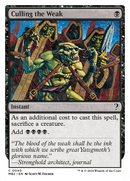 Culling the Weak (White Border) [Mystery Booster 2] - Destination Retro