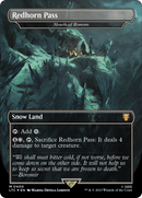 Redhorn Pass - Mouth of Ronom (Surge Foil Realms and Relics) [The Lord of the Rings: Tales of Middle-Earth Commander] - Destination Retro
