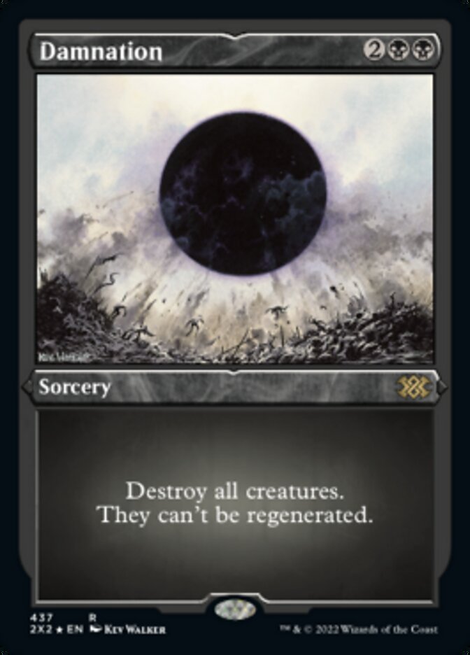 Damnation (Foil Etched) [Double Masters 2022] - Destination Retro