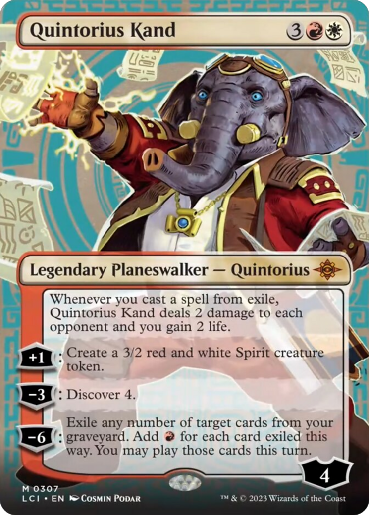 Quintorius Kand (0307) (Borderless) [The Lost Caverns of Ixalan] - Destination Retro