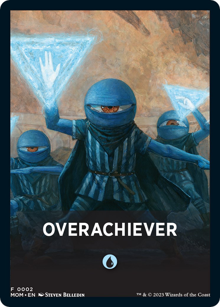 Overachiever Theme Card [March of the Machine Tokens] - Destination Retro
