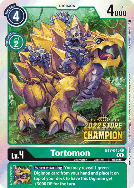 Tortomon [BT7-045] (2022 Store Champion) [Next Adventure Promos] - Destination Retro