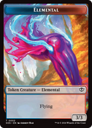 Fractal (0004) // Elemental (0002) Double-Sided Token [Secrets of Strixhaven Tokens] - Destination Retro